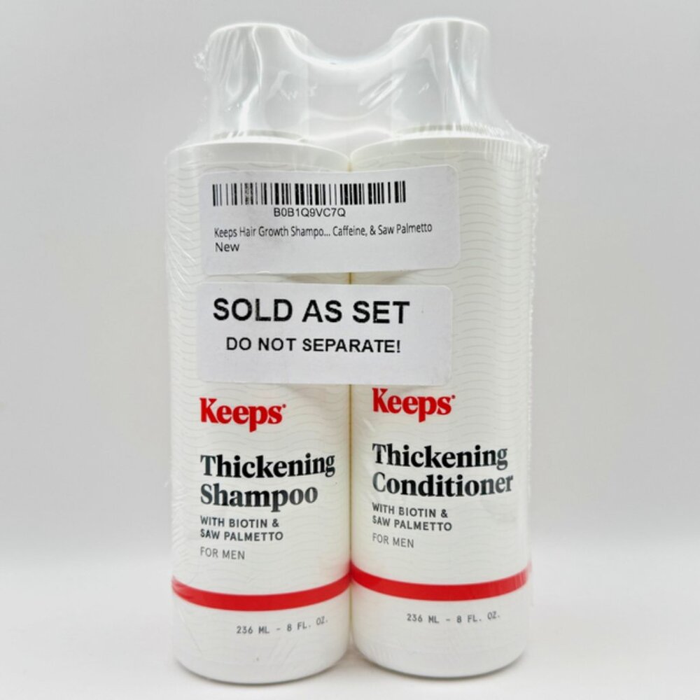 Keeps Mens Hair Loss Shampoo & Conditioner Set EXP 5/2026